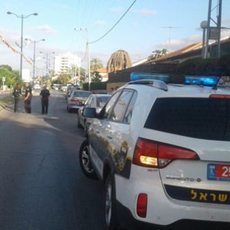 זירת התאונה