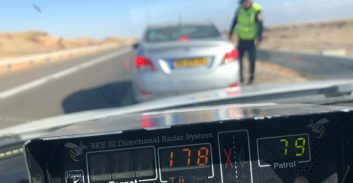 1,500 שקל קנס ופסילת רישיון לתייר שנהג ב-178 קמ"ש