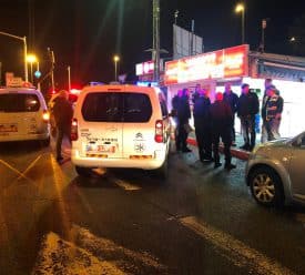 זירת הירי בקרית טבעון (צילום: משטרה)