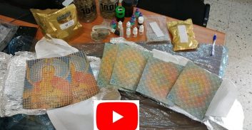 צפו בסרטון: אלפי בולי LSD נתפסו אצל מארגן "מסיבות טבע" במושב שחר