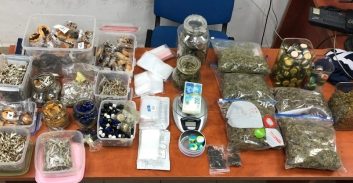 פרדס חנה: חשודה בהחזקת עוגיות חשיש, פטריות הזיה ומאות בקבוקי שמן קנאביס