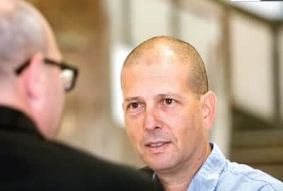 מניפולציות מודיעיניות. תנ"צ גיא ניר (צילום באדיבות "מעריב")