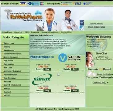 אחד האתרים בהם נמכרו התרופות