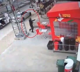 ירי בנשר (20.2.19) צילום: רשתות חברתיות