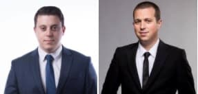 עורכי הדין רואי מלינגר ודניאל דרוביצקי