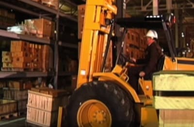 הנאשם יוכל לנהוג על מלגזה (צילום להמחשה: YOUTUBE)