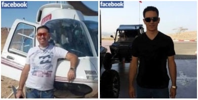 המתנדבים דוד דלויה ויצחק סטרוזר