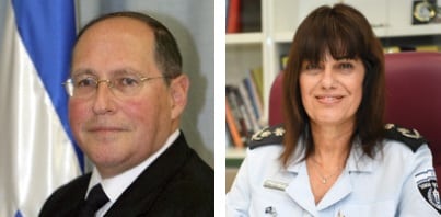  נציבת שב"ס עפרה קלינגר והשופט אליקים רובינשטיין