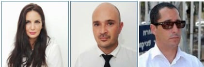 עורכי הדין יובל זמר, יוני דדון ולימור לוי מלאך דדון