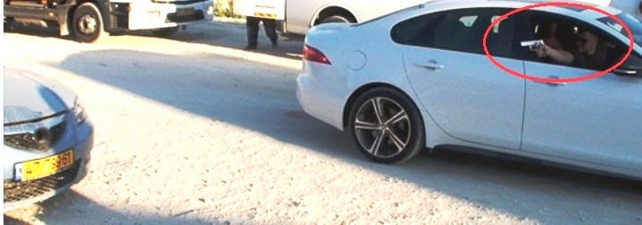 שחזור שערכה המשטרה לירי