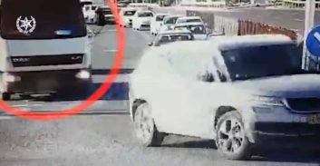 צומת קסטינה: המשטרה תיעדה עבירות תנועה באמצעות מצלמות טקטיות