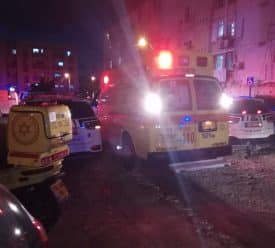 זירת דקירות בקרית ים - צילום גל סטבסקי תיעוד מבצעי מד"א