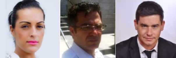 עורכי הדין יקי קהן, משה סוחמי וחן מאירי