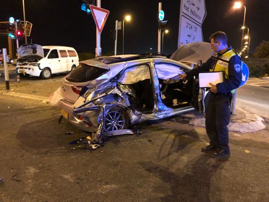 זירת התאונה