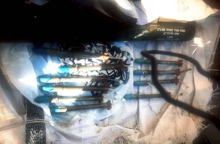 התחמושת שנתפסה ברכב