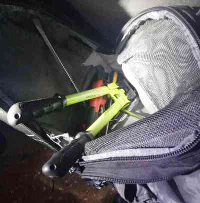 כלי הפריצה שנתפסו ברשות הנאשם