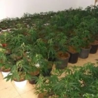 מעבדה בדירה שכורה (צילום ארכיון להמחשה: דוברות המשטרה)