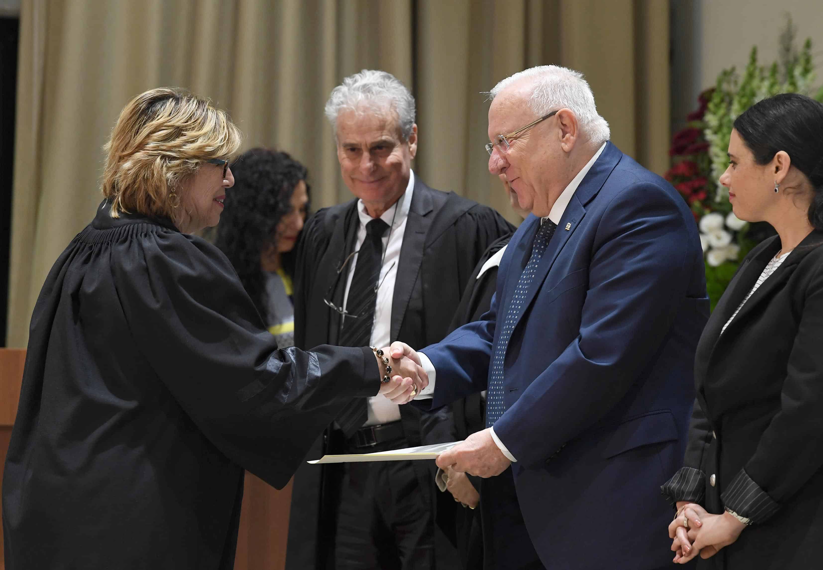 השבעת השופטת ורדה וירט לבנה