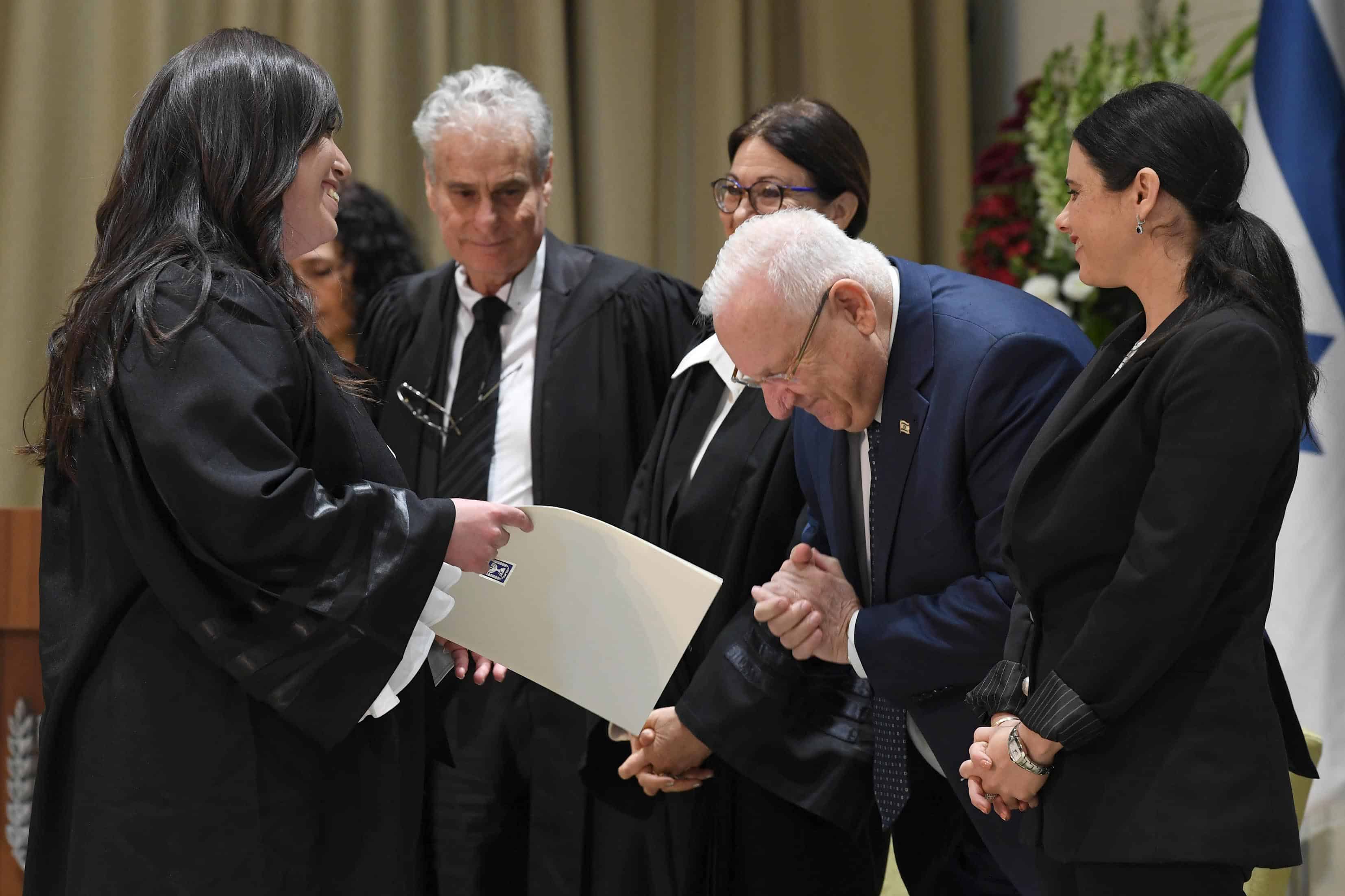 השבעת השופטת חוי טוקר