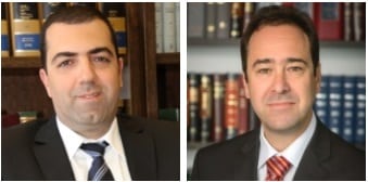 עורכי הדין גלעד ברון וחיים לוי