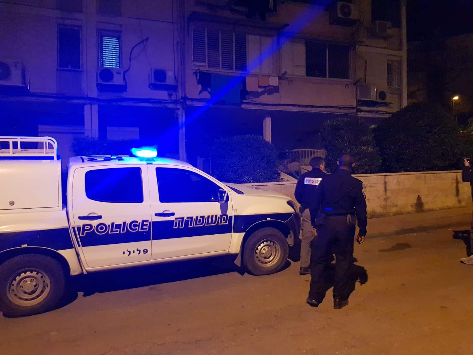 כוחות משטרה בזירת האירוע