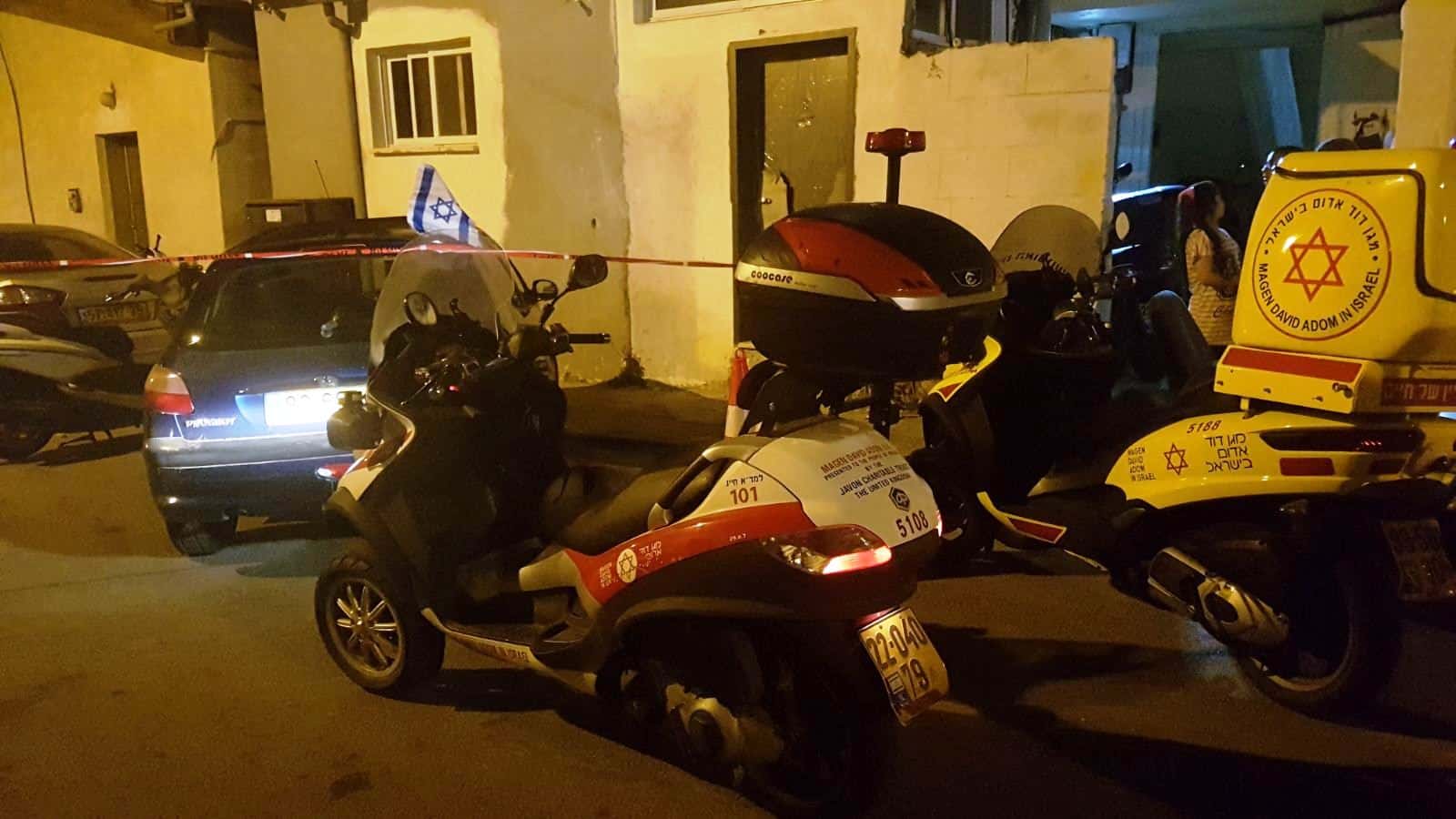 כוחות ההצלה בזירת הירי 