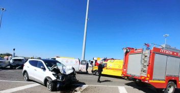 פצועה קשה בתאונת דרכים משולשת סמוך לזרזיר