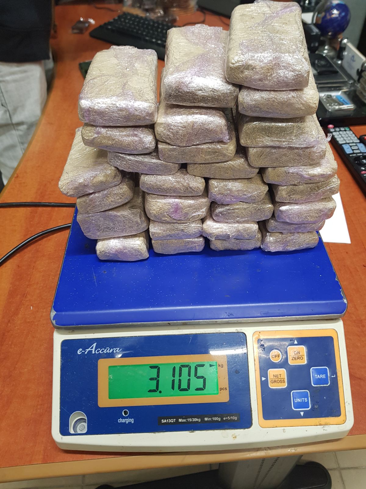 החשיש שנתפס