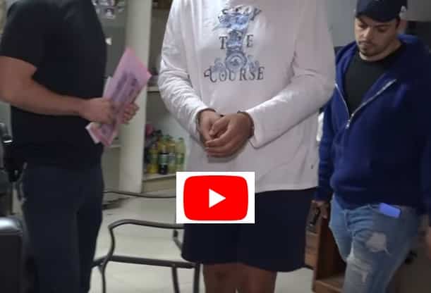 לסרטון של המשטרה המתעד את המעצרים