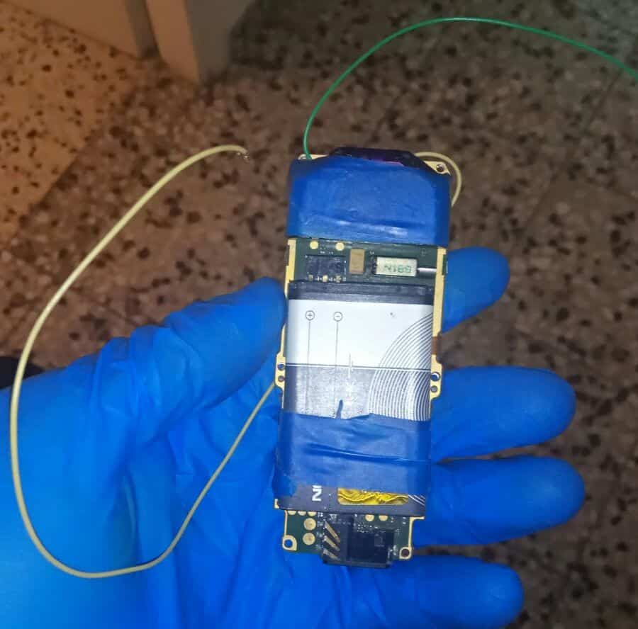 נתפס גם מטען מאולתר