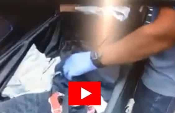 צפו בסרטון: החיפוש במזוודה ומציאת האקסטזי בתחתית הכפולה