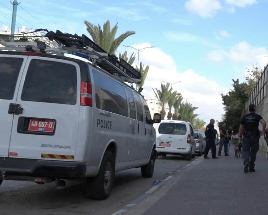 חקירה מקיפה. המשטרה בשכונת ג'ואריש (צילום ארכיון להמחשה: דוברות המשטרה)