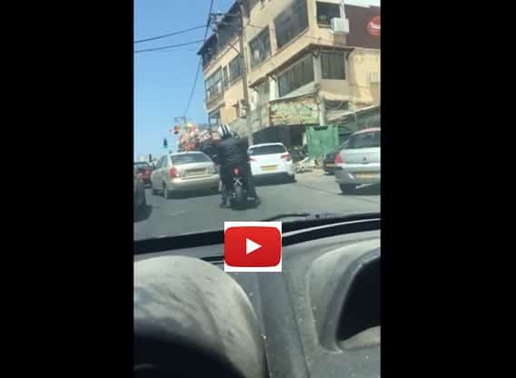צפו בתיעוד: ירי על צ'יינג' בנצרת