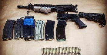 תוצאות מבצע חיפושים במשולש: אקדח, רובה ציד ו-M16