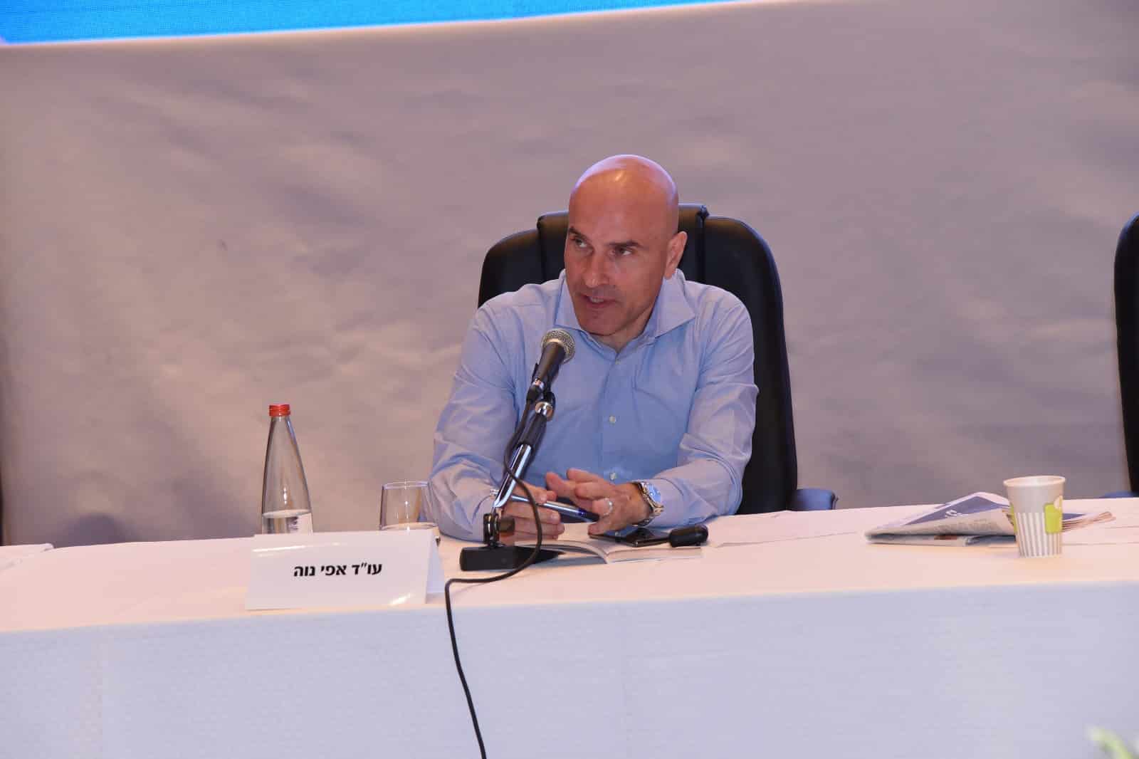 גזר על עצמו נבצרות, לכן נעדר מהאירוע. עו"ד אפי נוה, יו"ר לשכת עורכי הדין