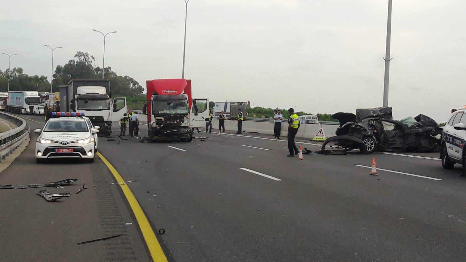 זירת התאונה