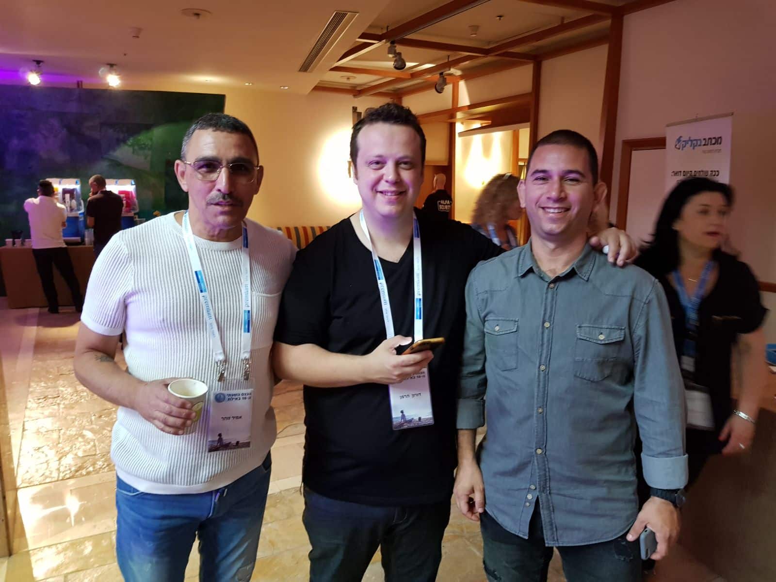 שלושת המוסקטרים של עולם הפלילים: אלי סניור (YNET), דורון הרמן (חדשות 10) ואמיר זוהר (פוסטה)