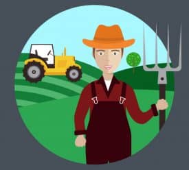 אילוסטרציה חקלאי