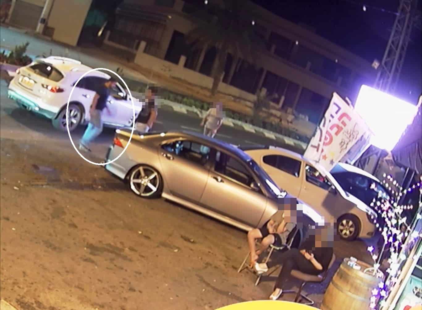 סולטן מעדי בצילום האבטחה. השוטרים זיהו