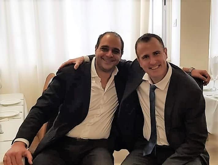 עו"ד ניר יסלוביץ' עם עו"ד יניב הברי