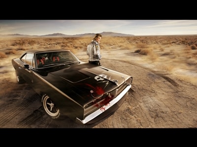 Death proof Charger photoshop
