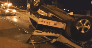 שני שוטרים נפצעו במהלך מרדף