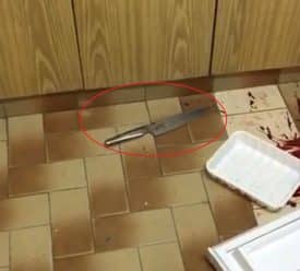 זירת דקירה באשדוד (17.2.19) צילום משטרה