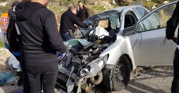 הרוגה ופצוע קשה בתאונת דרכים סמוך לאזור התעשייה שער בנימין