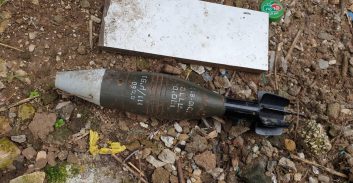 תושב אום אל פאחם החזיק בביתו פצצת מרגמה