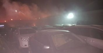 35 מכוניות עלו באש במגרש בבאר שבע