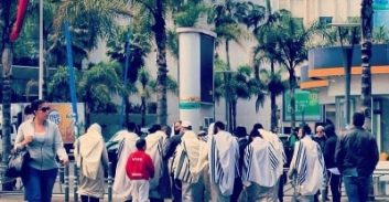 הרב ברלנד דומרני וגבי בן הרוש בקזבלנקה