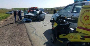 הרוג ופצוע אנוש בתאונת דרכים בכביש 358 בין להב ללקיה