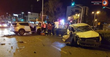 חיפה: פצוע קשה בתאונה בין שני כלי רכב