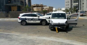 נהג שהשתולל בקרית גת נעצר לאחר מרדף